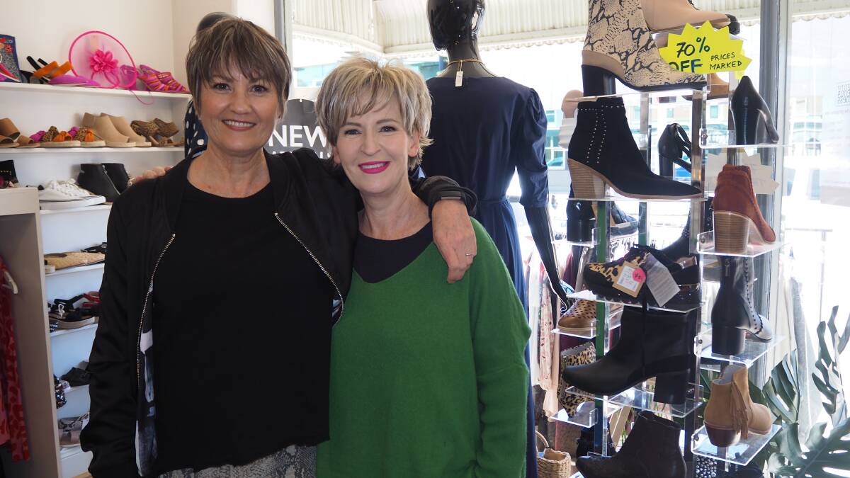CRAZY BARGAINS: Gorgeousness' Judy Russell and Bron Aberley.