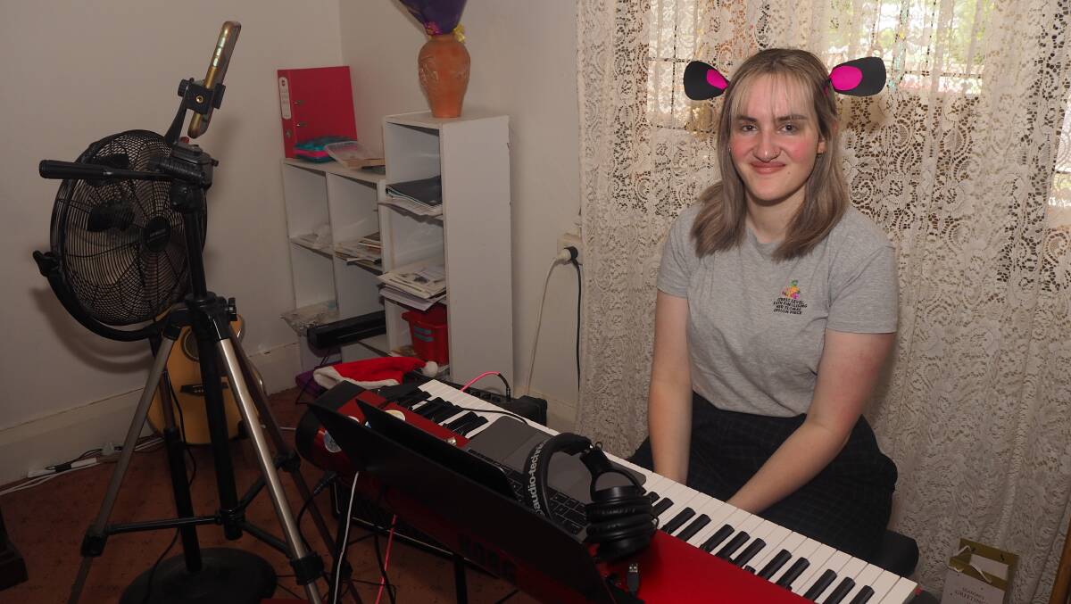 WHERE THE MAGIC HAPPENS: An original song by Bathurst musician Gabbi Bolt has been included in a musical production between Broadway and TikTok based on the Pixar film 'Ratatouille'. Photo: SAM BOLT