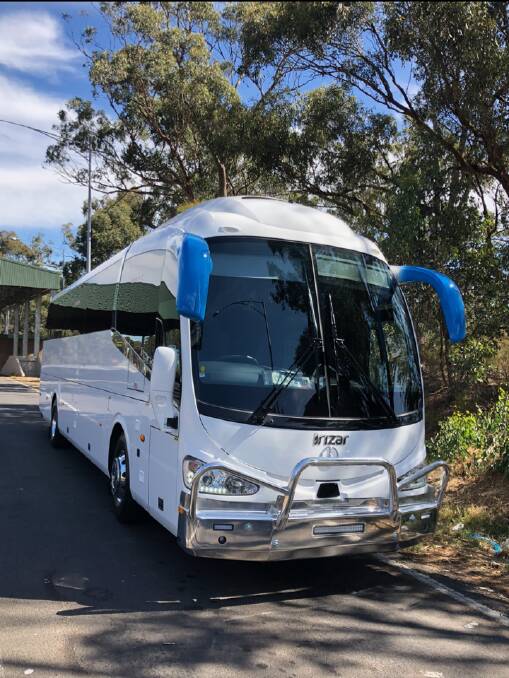 NEW BUS: An example of the Mercedes-Benz 57-seat coach that Scots All Saints College will purchase to transport students from Lithgow and surrounds to its two campuses.