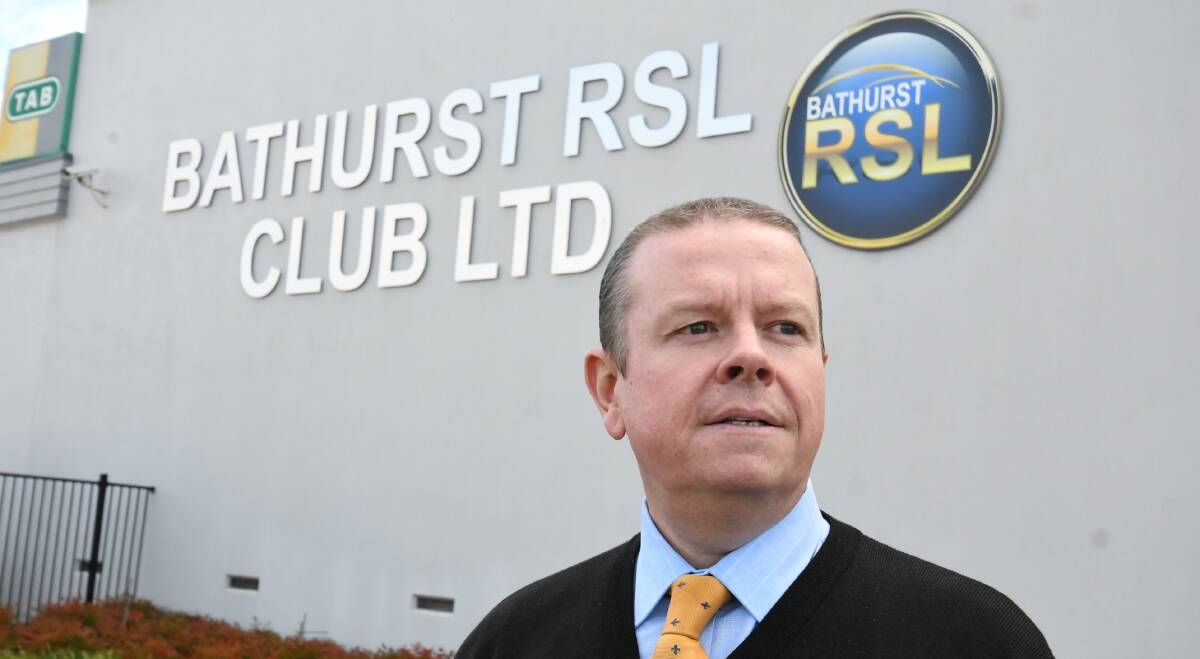 UNDERSTANDING: Bathurst RSL Club general manager Peter Sargent said most visitors have responded rationally to the tighter entry rules. Photo: CHRIS SEABROOK