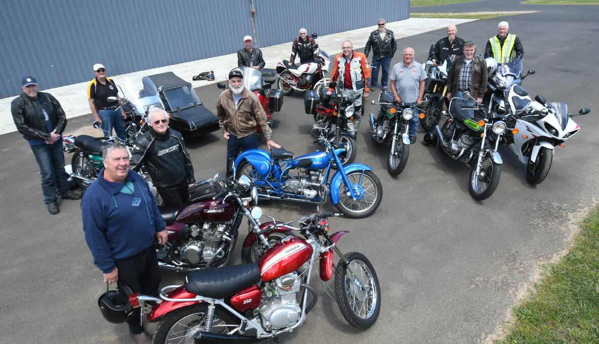 TWO-WHEELERS: Some of the participants in the annual Geoff Martin Memorial Bike Ride this coming Sunday. Photo: CHRIS SEABROOK