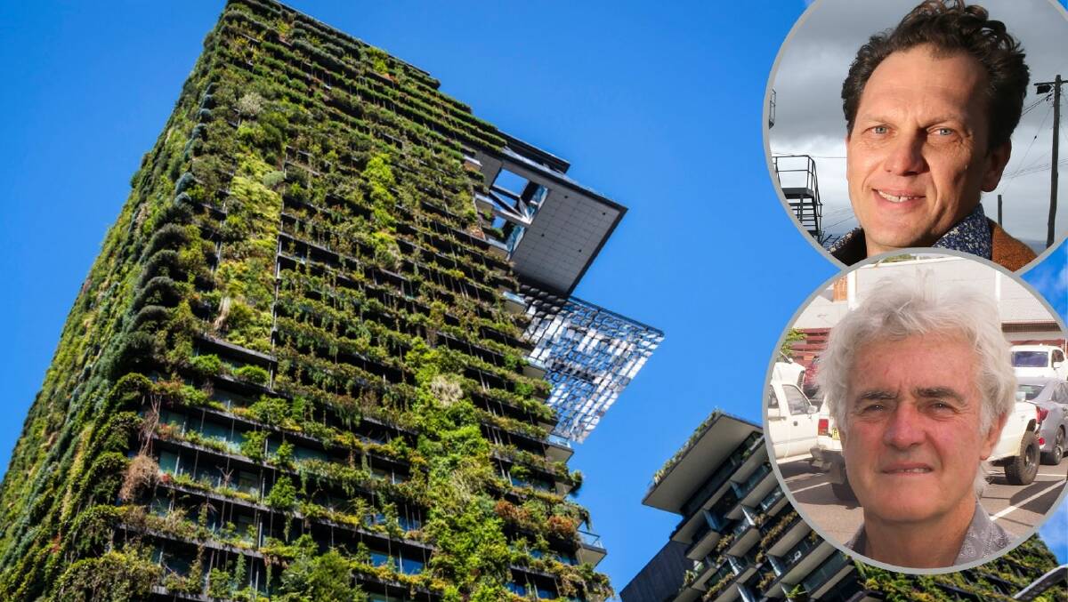 DREAM GREEN: Councillor Jess Jennings has called for the proposed Bathurst Integrated Medical Centre [BIMC] to take design inspiration from Sydney's five-green-star Central Park complex [pictured]. The green star idea for BIMC was first proposed by councillor John Fry in December last year.