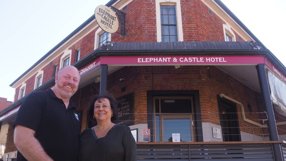 NEW START: Campbell Gibson and Annette Amerio are set to move on from the Elephant and Castle after 15 years in charge. Photo: SAM BOLT