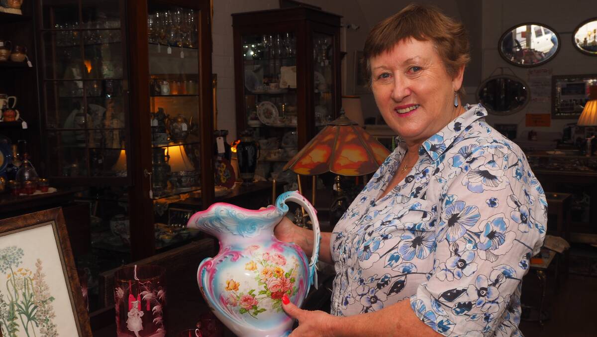 PROMISING: King's Antiques and Collectables owner Judy King said trade has improved dramatically on last summer. Photo: SAM BOLT