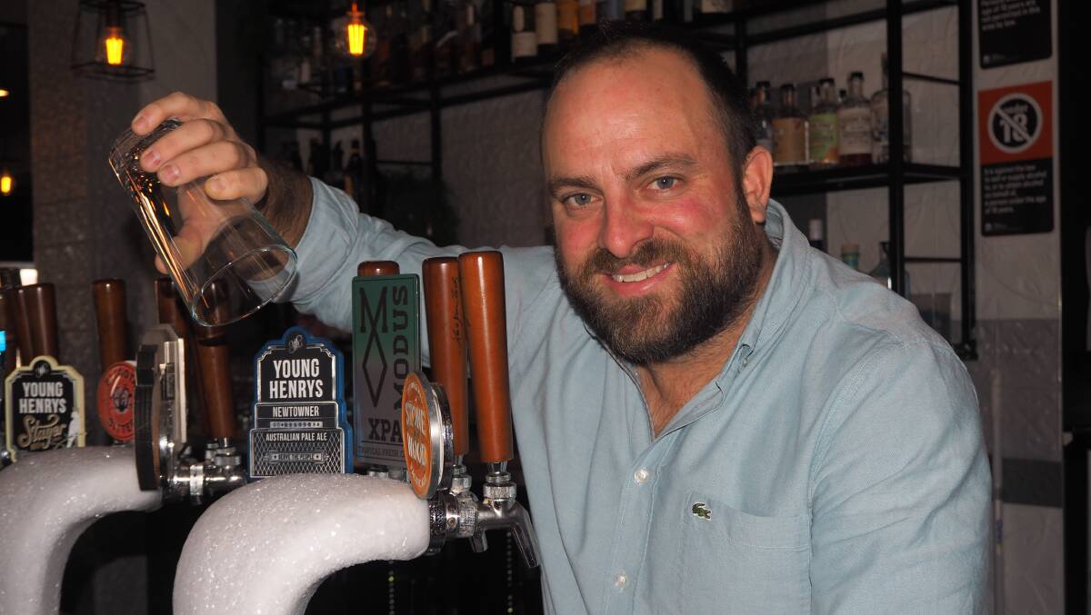 GROG-FREE MONTH: George Hotel owner Matt Harrowsmith has set a $5000 fundraising goal for his Dry July campaign. Photo: SAM BOLT