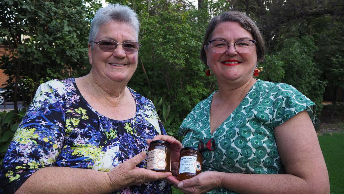 WORLD RENOWNED: Borne in Bathurst proprietor Jan Young and Illa Langa Farm owner Sheena Rigby with their award-winning marmalade. Photo: SAM BOLT