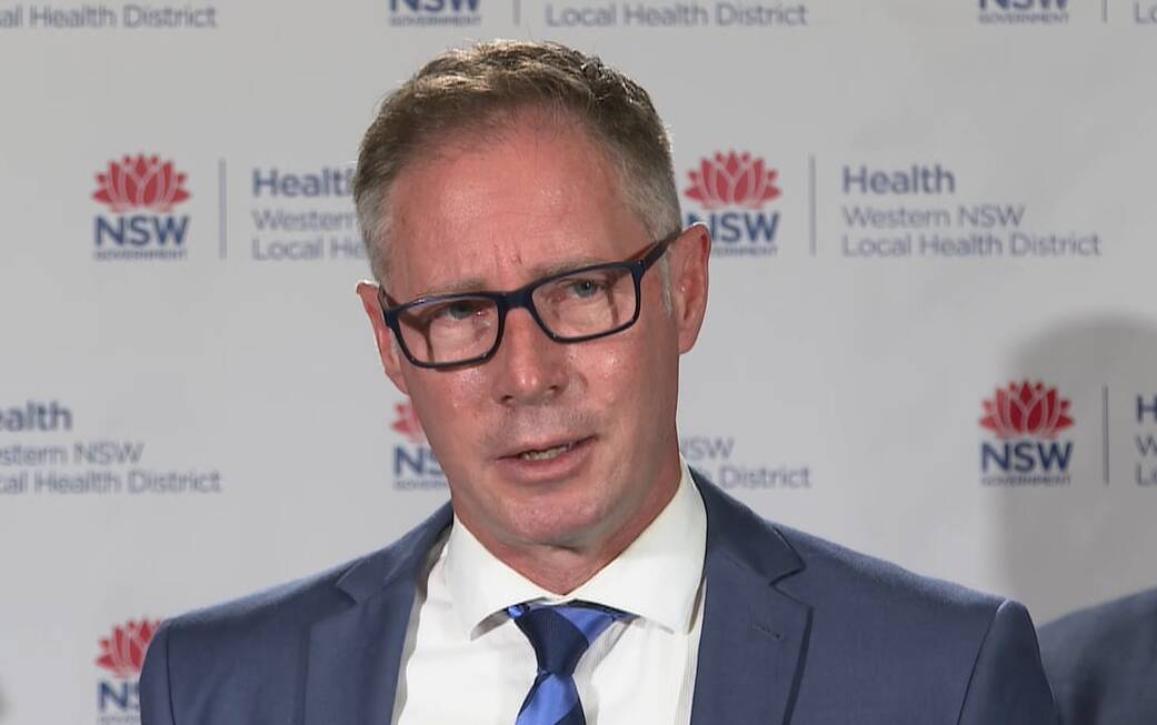 TAKE CARE: Western NSW Local Health District chief executive Scott McLachlan. Photo: FILE