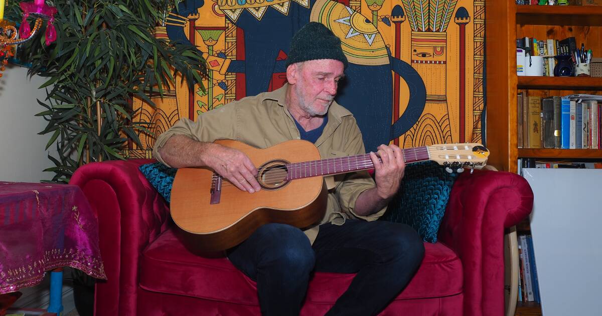 STORIES THROUGH SONG: Bathurst's Matt Williamson has been writing and producing original music locally for nearly five decades. Photo: SAM BOLT