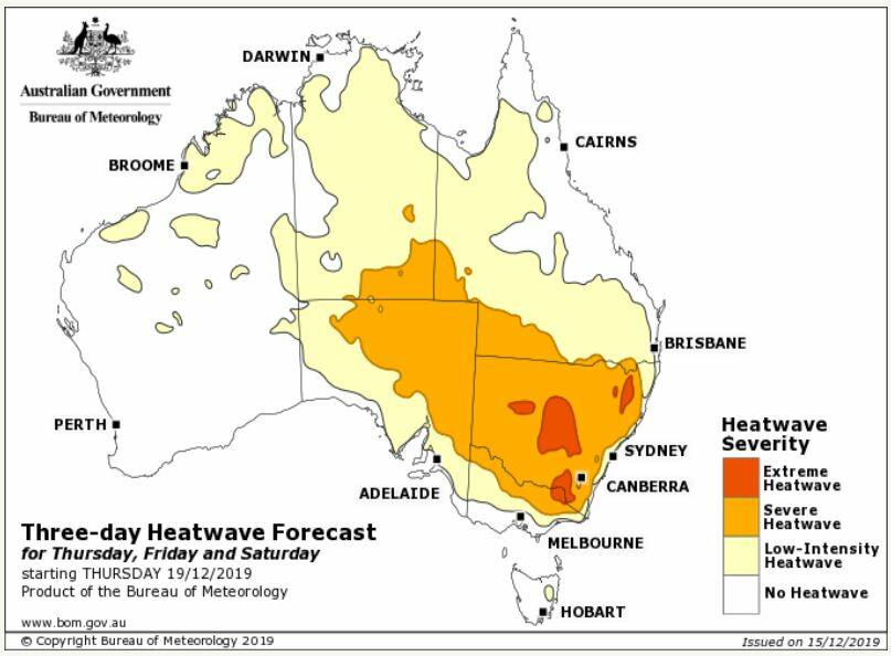 Extreme heatwave set to topple Bathurst temperature records