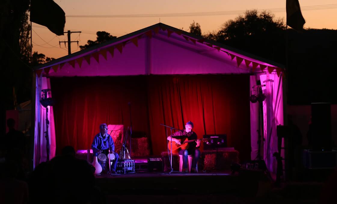 THE END: Live music is part of The End Festival which is held in Hill End each year. Photo: PHIL BLATCH 041917pbend