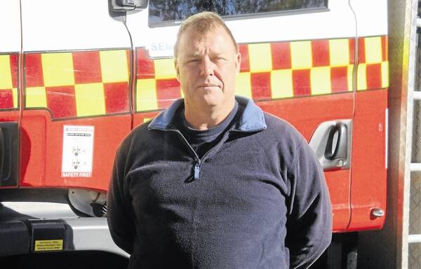 BETTER PROTECTION: Fire Brigade Employees Union country sub branch secretary Tim Anderson says firefighters were dying and the families are being forced to look after themselves: Union. Photo: FILE