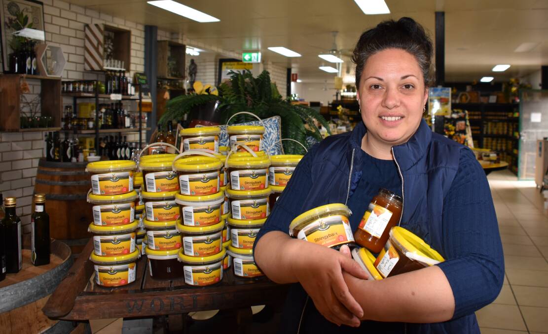 SWEET STUFF: Mudgee Honey Haven business manager Adriana Smith believes additives in honey is the equivalent to “dishonest” marketing to customers. Photo: JAY-ANNA MOBBS 090418honey2