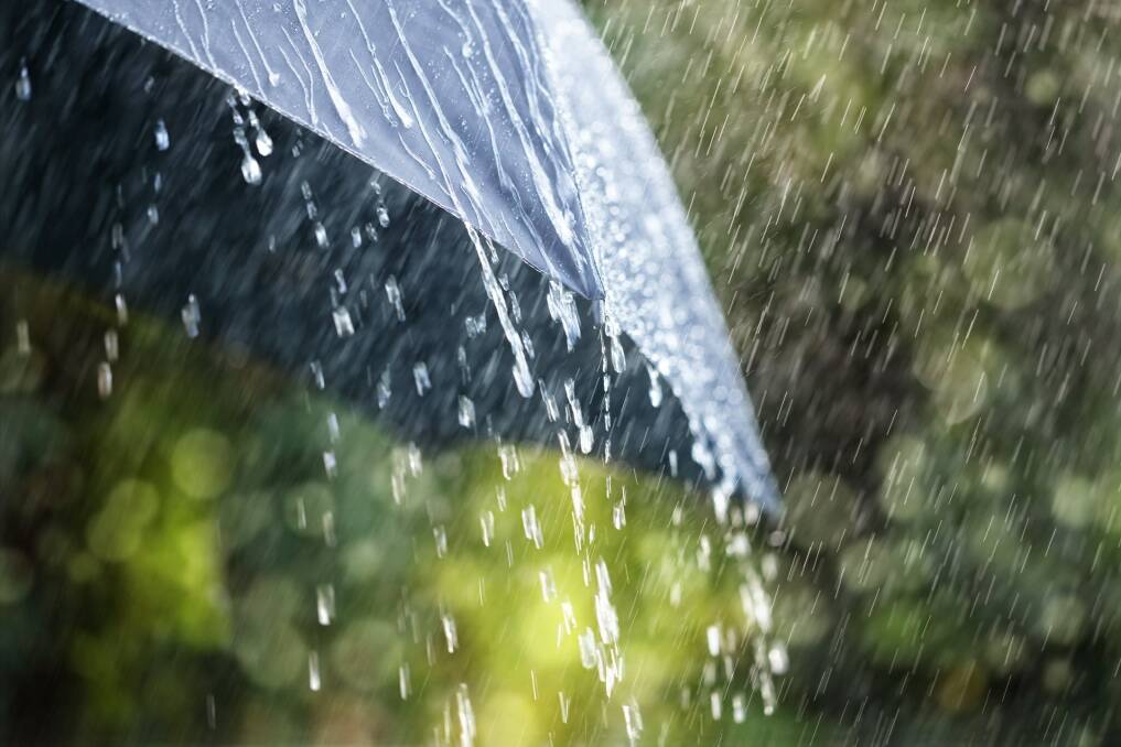 RAINY DAYS: Isolated rainfall totals over 100mm can't be ruled out in some parts of the region. Photo: FILE