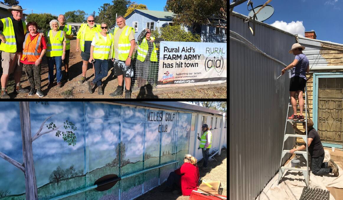 HERE TO HELP: Rural Aid will commit $100,000 to 10 separate country towns to help them through the drought. Photos: SUPPLIED