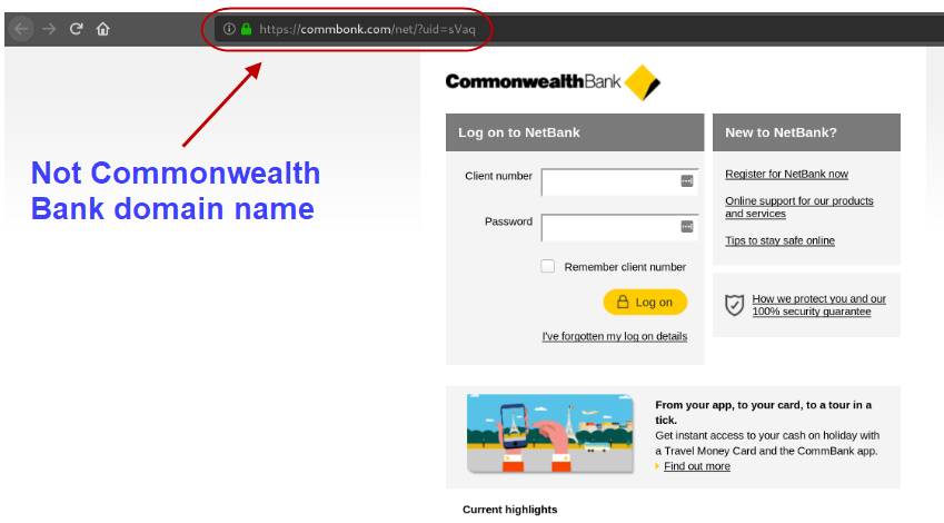 CommBonk's definitely not the CommBank: Don't be scammed