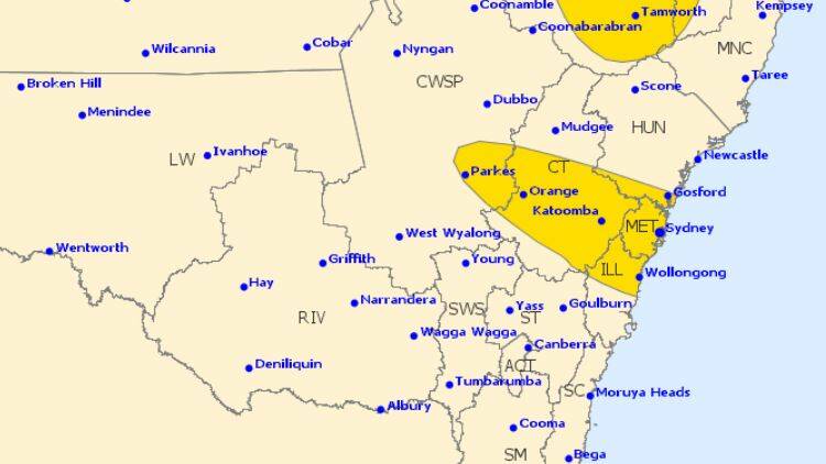 TAKE CARE: Severe weather warning issued for heavy rain, hail and damaging winds. Photo: BUREAU OF METEOROLOGY