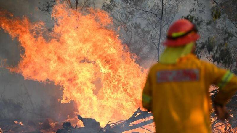 NSW FIRES: A 112,000 hectare bushfire, known as the Green Wattle Creek fire, is burning close to Oberon Correctional Centre. Photo: FILE