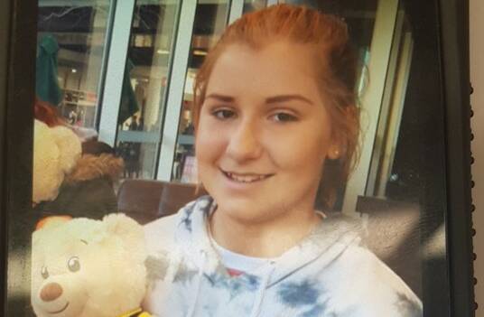 MISSING: Piper Pratt was last seen on Monday afternoon. Photo: NSW POLICE