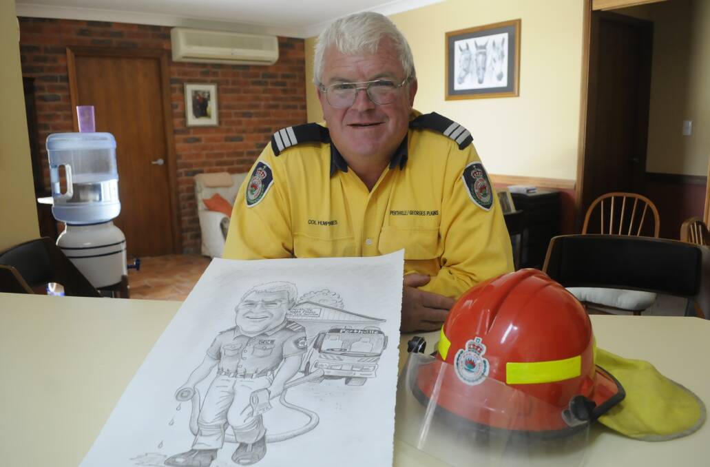WELL DONE: Colin Humphries, former Perthville/Georges Plains RFS Captain. Photo: CHRIS SEABROOK 110617cpwm1