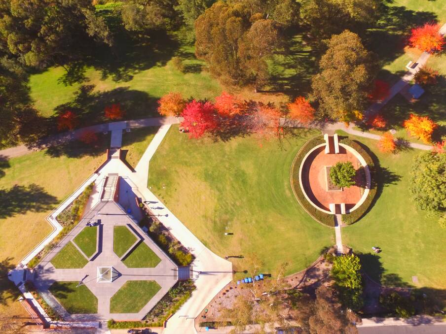 SNAPSHOT: Peace Park, but not as you know it. This aerial shot of the park was taken by Western Advocate reader Craig Carter. 051817snap