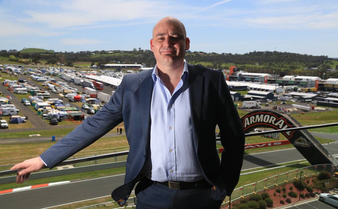 BUSINESS BOOM: Rydges Mount Panorama general manager Shawn Pyne says the Bathurst 1000 is fantastic for the local economy and it gives the city exposure. Photo: PHIL BLATCH 100616pbshawn4