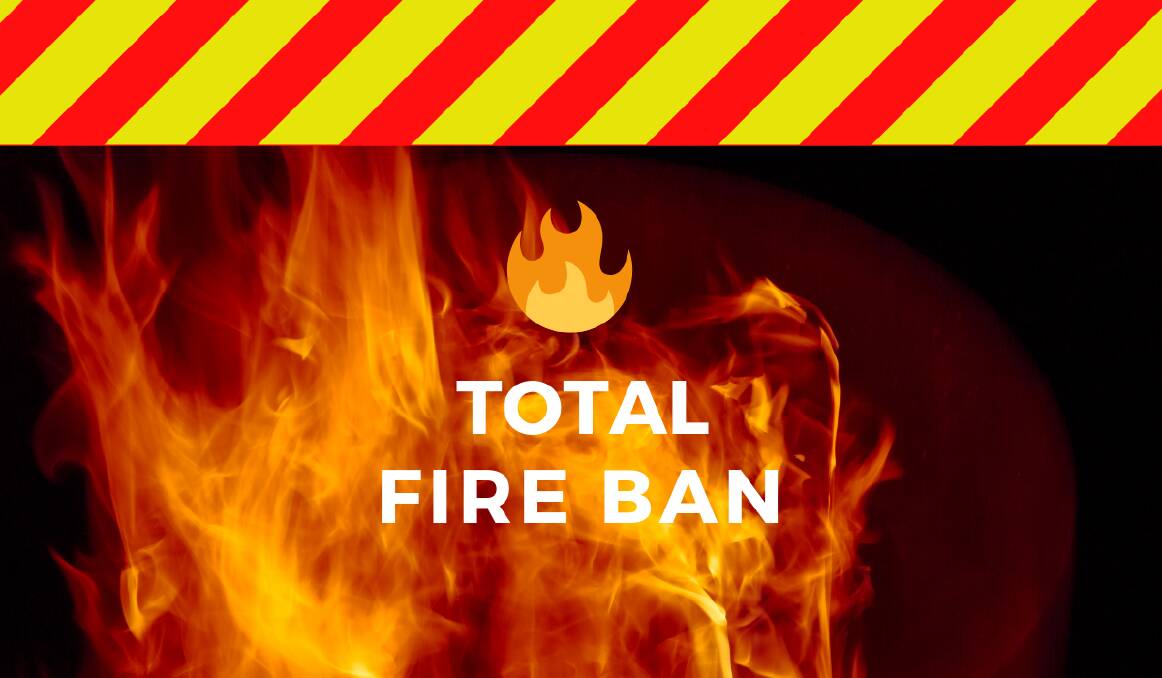 NO FIRES ALLOWED: There is a very high fire danger risk and total fire ban in force for the Central Ranges on Saturday, October 25. Photo: FILE