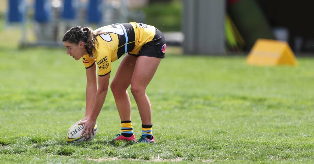 TRY TIME: CSU winger Liv Jackson scored seven tries in her first year on a rugby field. Photo: PHIL BLATCH