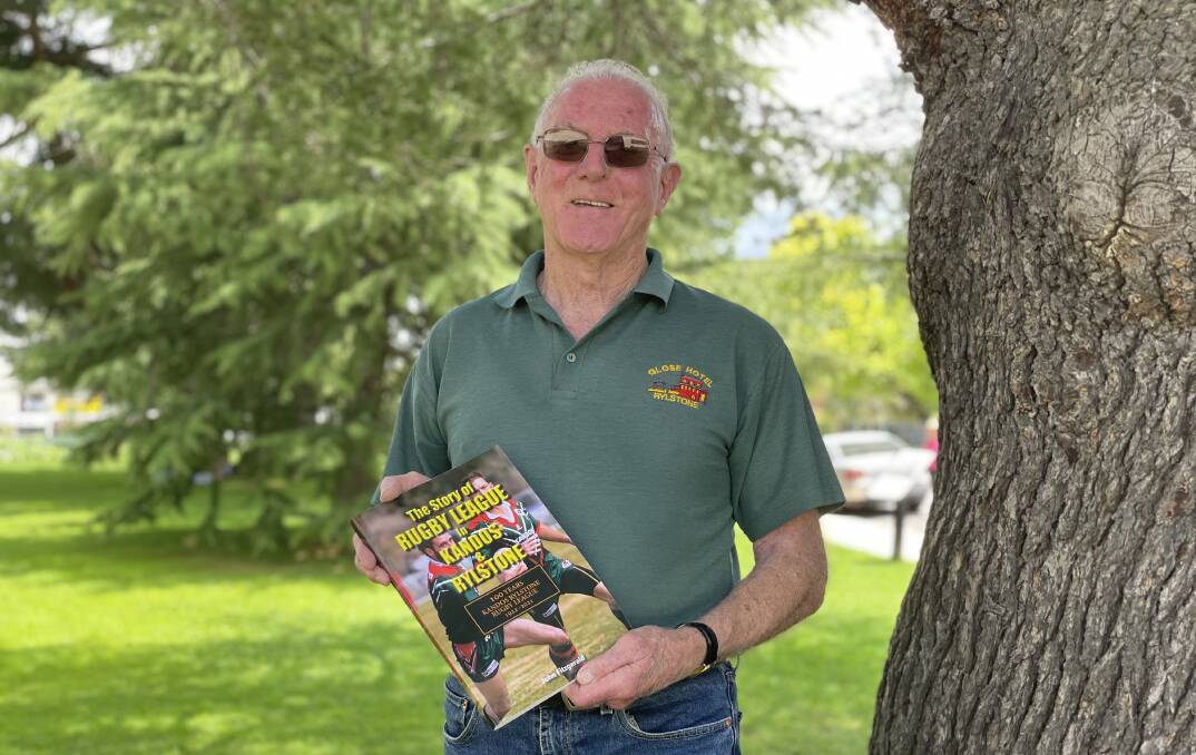 A PROUD MOMENT: Author John Fitzgerald is set to launch his book on 100 years of Kandos Rylstone rugby league. Photo: JAKE HUMPHREYS