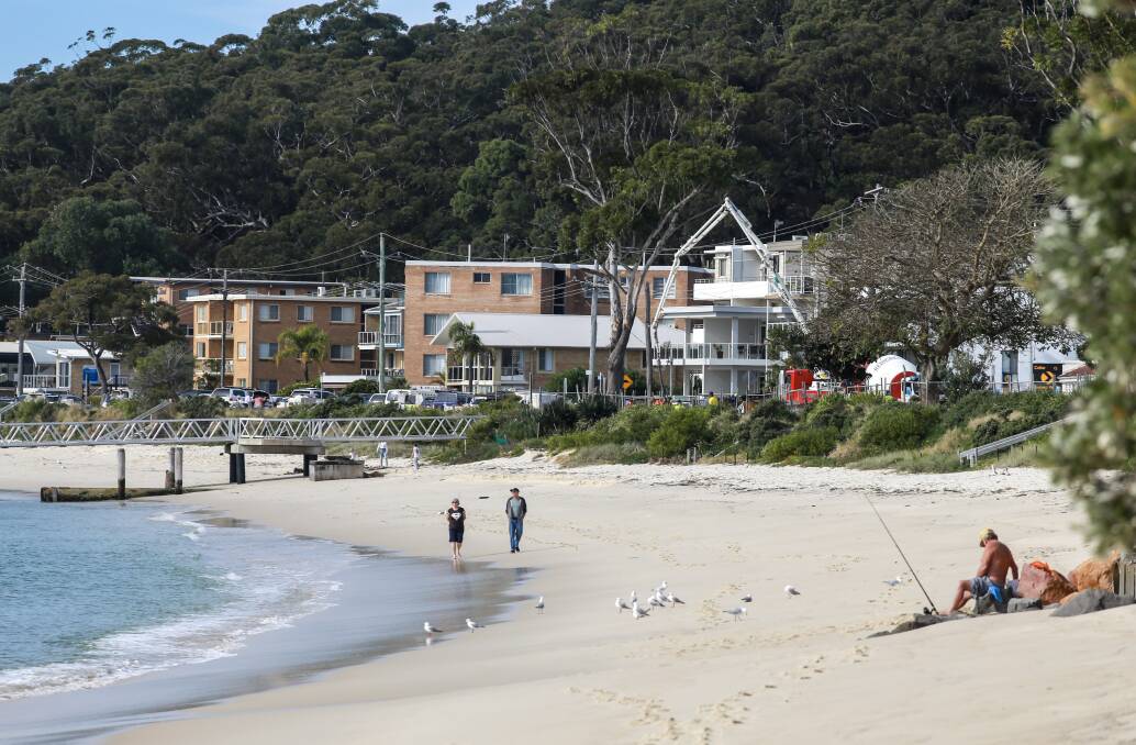 Shoal Bay in Port Stephens is a popular tourist destination but it's also home to many locals who are struggling to find affordable housing options. File picture