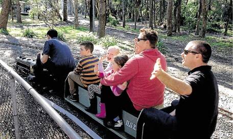 ON TRACK: Mini steam trains will be running across from the Adventure Playground in Durham Street from 11am-3pm on Sunday. Covered shoes must be worn. Tickets: $2. Call 6331 5798.
