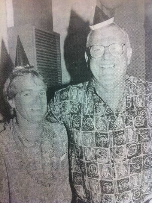 From the Western Advocate, December 1995. Kevin Delaney and Lyle Anderson.