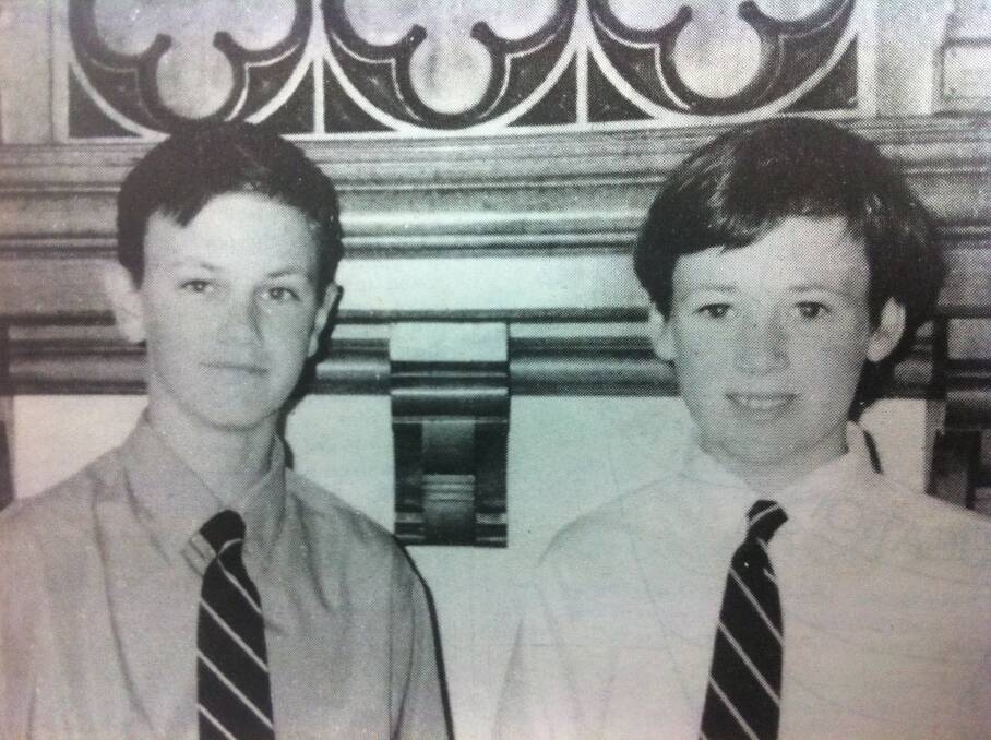 From the Western Advocate, December 1995. St Stanislaus students Daniel McFarland and Daniel Knox.