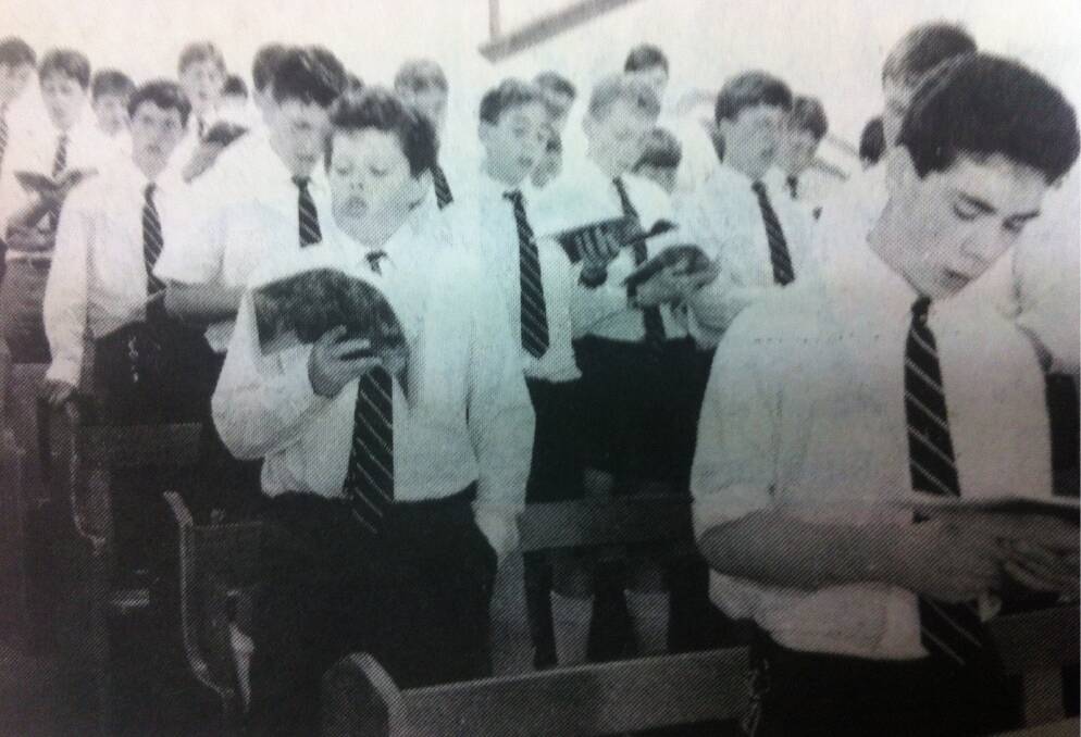 From the Western Advocate, December 1995. St Stanislaus College students.