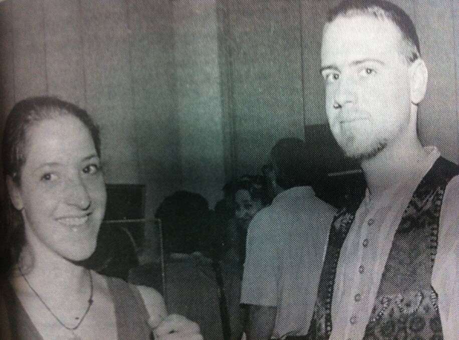 From the Western Advocate, December 1995. Agnes King and Scott Valentine.