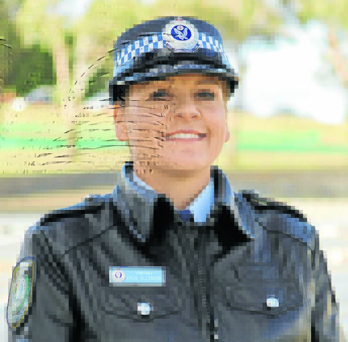 NEW CAREER: Probationary Constable Kylie Ellsmore, from Eglinton, is now attached to the Blue Mountains Local Area Command. kylieellsmore2