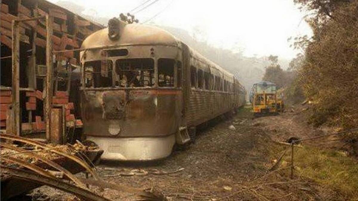 DEVASTATION: Losses are being tallied as fires in the Blue Mountains continue. The historic Zig Zag Railway suffered up to $4 million damage when a blaze tore through Bottom Points.