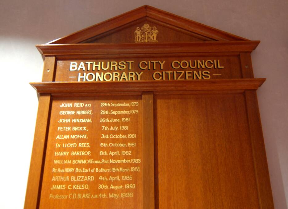 SO, who should be Bathurst’s next honorary citizen?