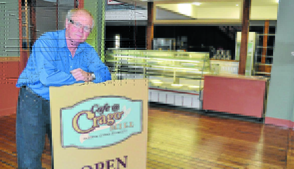 VISIONARY: Proprietor Glenn Todd inside the new look Crago Mill where it is hoped a café and the future development of a retail marketplace will give the precinct a fresh lease on life. Photo: BRIAN WOOD 101612crago1