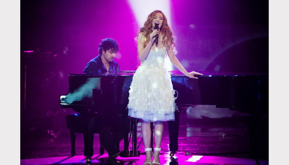 Celia Pavey sang Xanadu at the semi-final on Monday June 10. Photo supplied by The WIN Network.