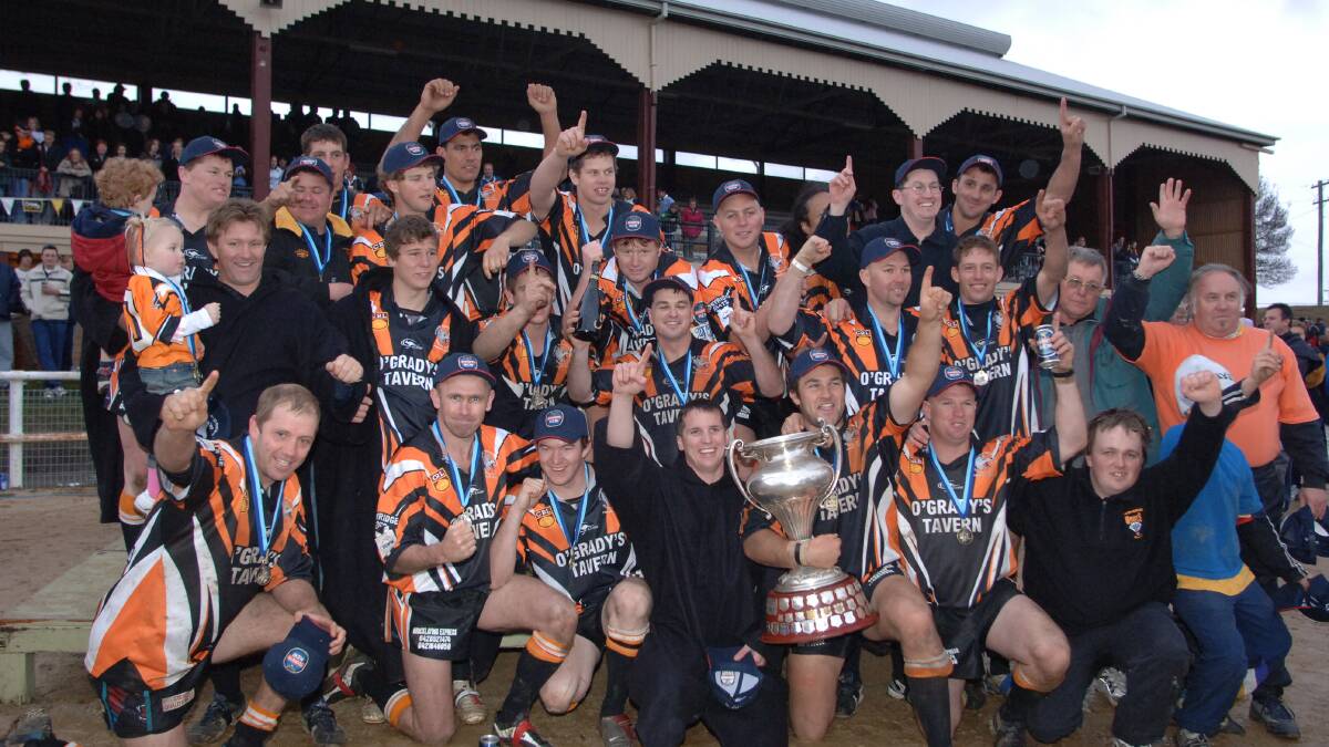 2005 - Lithgow Workies 19 def Bathurst Panthers 4. A drama charged grand final, Lithgow win a shortened decider at Tony Luchetti Sportsground after touch judge Terry Farrell was attacked by a spectator late in the contest.