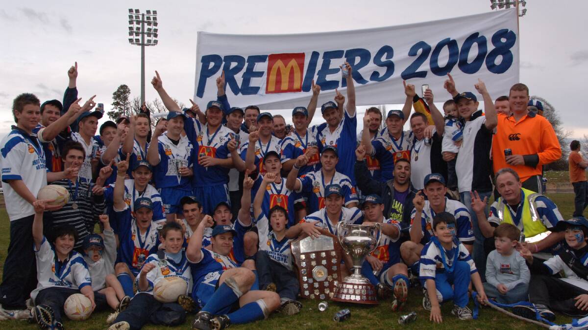2008 - Bathurst St Pat's 19 def Mudgee Dragons 12. Riding an emotional wave for the entire season after losing coach Dave Scott prior to round one, St Pat's dig deep to defeat a star studded Dragons outfit at Carrington Park on the back of a five-star outing from man of the match Wade Judd.