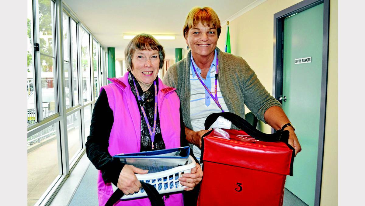 PARKES: Lynn Ryan (pictured on the left) and Lea Orr are regular Meals on Wheels volunteers for the Parkes Neighbourhood Centre.