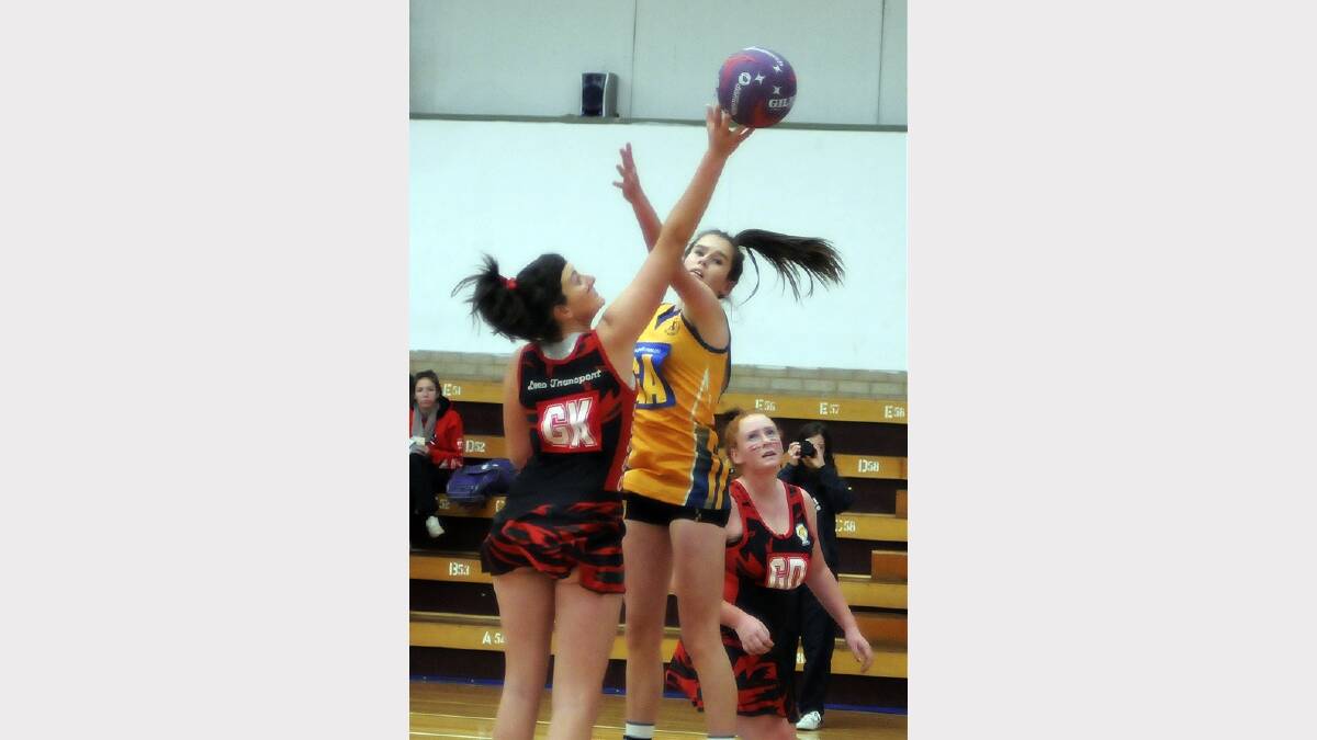2012: Goal attack Claire Woolmington was one of the stars of the show for Bathurst High as they bested Dubbo in their Astley Cup netball tie.