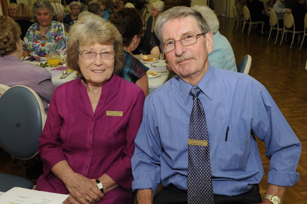 MACQUARIE CARE AUXILIARY 50TH ANNIVERSARY: Carol and Gary Gale.